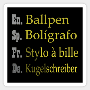 Ballpen Translation Sticker